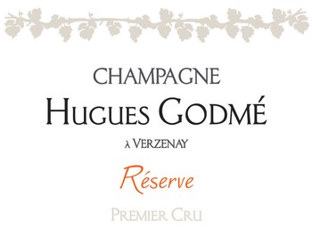 Champagne Hugues Godme Reserve Permier Cru NV