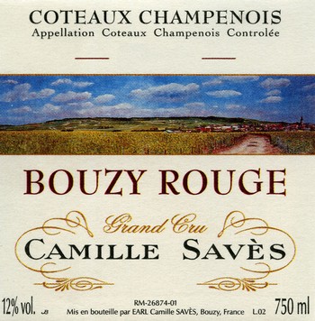 Camille Saves Bouzy Rouge Grand Cru 2011