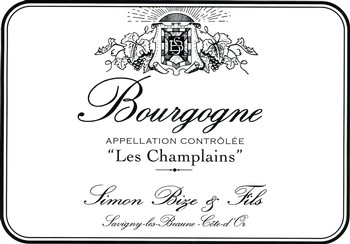 Domaine Simon Bize et Fils Les Champlains Bourgogne Blanc 2020
