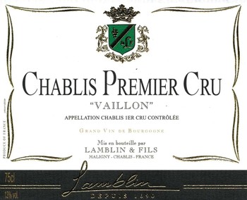 Lamblin Chablis Premier Cru Vaillon 2022