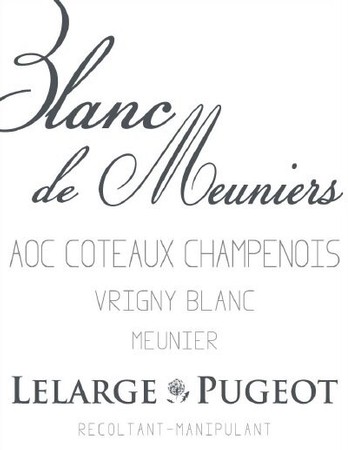 Lelarge-Pugeot Blanc de Meuniers Coteaux Champenois Vrigny 2013