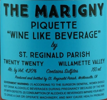 The Marigny St. Reginald Parish Piquette 2020