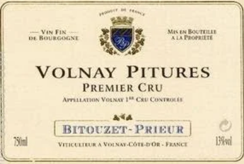 Domaine Bitouzet Prieur Volnay Pitures Premier Cru 2016