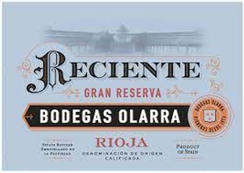 Bodegas Olarra Reciente Gran Reserva 2015