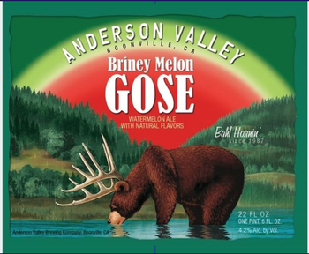 Anderson Valley Briney Melon Gose 12oz Can