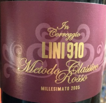 Lini 910 Metodo Classico Rosso 2006