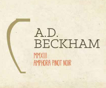 A.D. Beckham Estate Pinot Noir 2015
