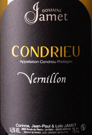 Domaine Jamet Condrieu Vernillon 2019