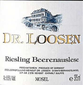 Dr Loosen Riesling Beerenauslese Estate 2015
