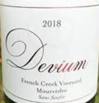 Devium French Creek Vineyard Mourvedre Sans Soufre 2018