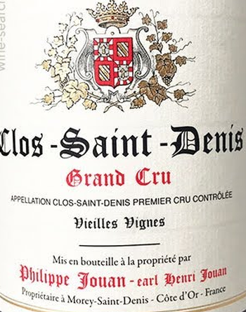Philippe Jouan Clos Saint Denis Vieilles Vignes Grand Cru 2016