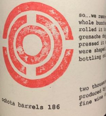 Ochota Barrels 186 Grenache 2018