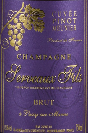 Serveaux Fils Cuvee Pinot Meunier NV