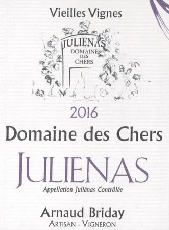 Domaine des Chers Vieilles Vignes Julienas 2018