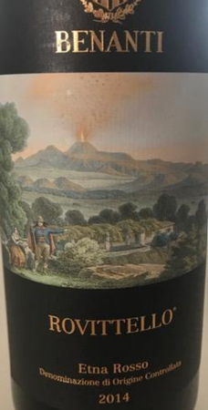 Benanti Etna Rovittello Rosso 2014