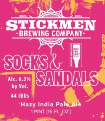 Stickmen Brewing Socks & Sandals 16oz Can