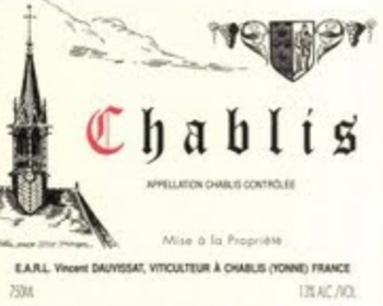 Domaine Rene et Vincent Dauvissat Chablis Village 2023