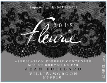 Jean Foillard Fleurie 2018