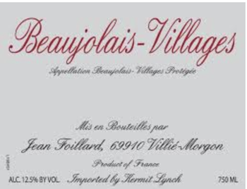 Jean Foillard Beaujolais-Villages 2018