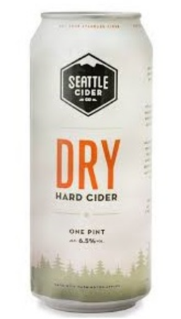 Seattle Cider Dry Hard Cider 16oz Can