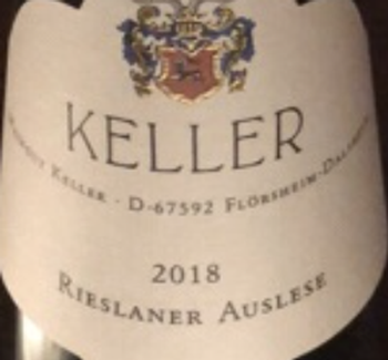 Keller Rieslaner Auslese 2018