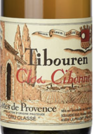 Clos Cibonne Tibouren Cotes de Provence Cru Classe Rose 2018