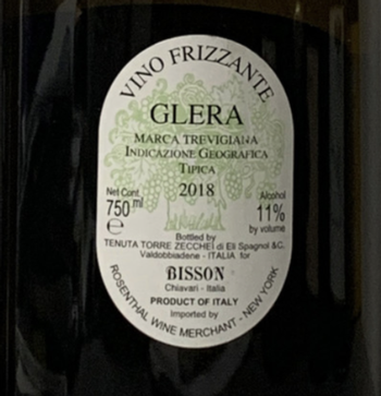 Bisson Vino Frizzante Glera 2022