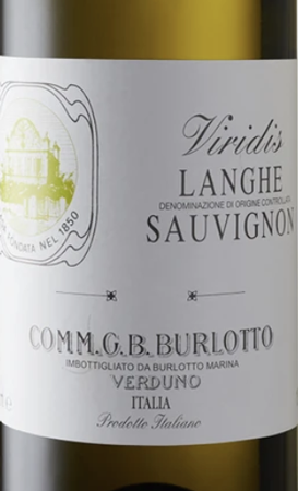 G.B. Burlotto Sauvignon Viridis 2019