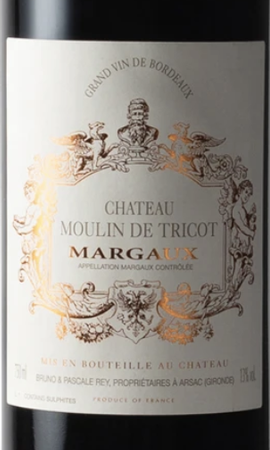 Chateau Moulin de Tricot Margaux 2016