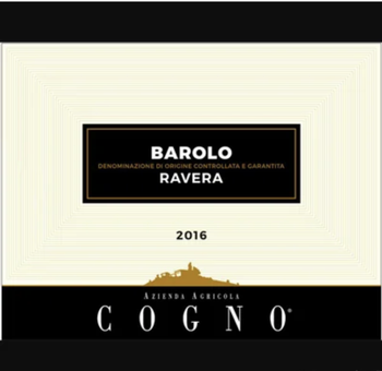 Elvio Cogno Ravera Barolo 2016