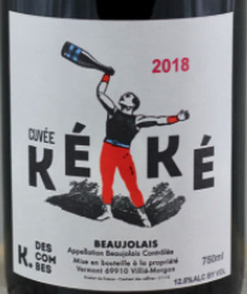 Kewin Descombes Beaujolais Cuvee Keke 2018