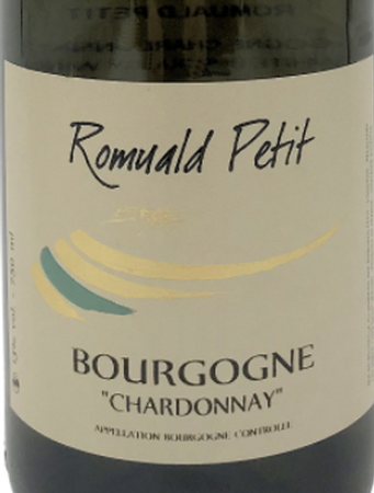 Romuald Petit Bourgogne Blanc 2021