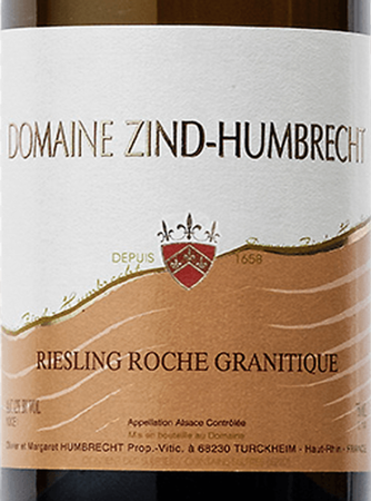 Domaine Zind-Humbrecht Alsace Roche Granitique Riesling 2018