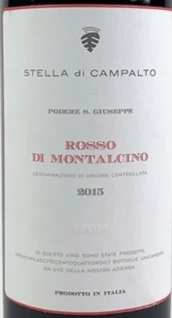 Stella di Campalto Rosso di Montalcino 2015