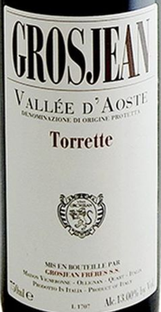 Grosjean Freres Vallee d'Aoste Torette 2018