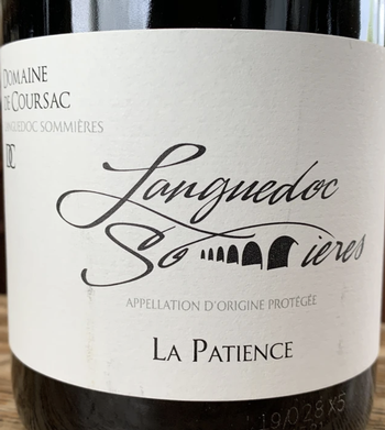 Domaine de Coursac La Patience Languedoc-Sommieres  2017