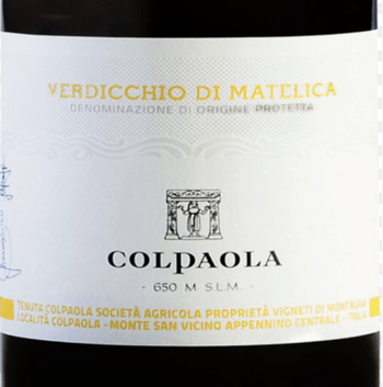 Colpaola Verdicchio di Matelica 2017