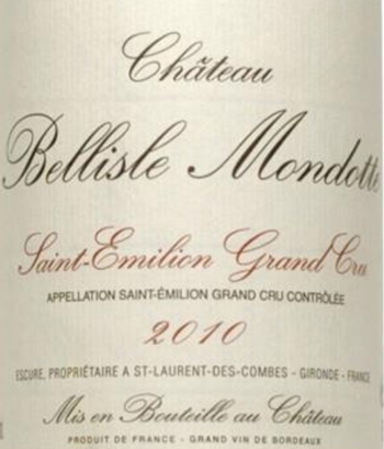 Chateau Bellisle Mondotte Grand Cru 2010