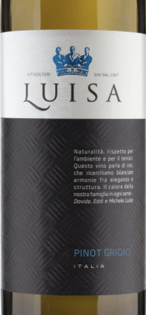 Tenuta Luisa Pinot Grigio 2018