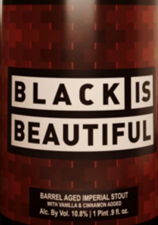 Varietal Beer Black is Beautiful 500mL Bottle