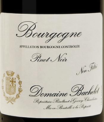 Domaine Bachelet Bourgogne Pinot Noir 2017