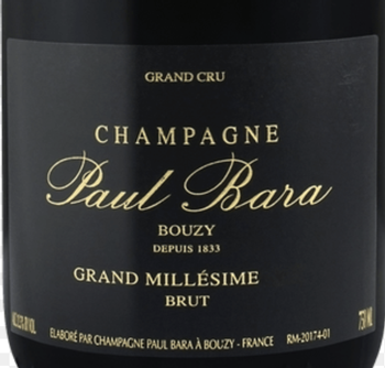 Paul Bara Brut Millesime Grand Cru 2012
