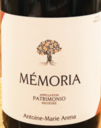 Antoine-Marie Arena Patrimonio Rouge Memoria 2015