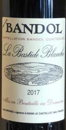 La Bastide Blanche Bandol Rouge 2018