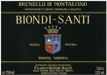 Biondi Santi Tenuta Greppo Brunello di Montalcino 2009