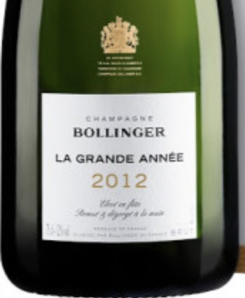 Bollinger La Grande Annee Brut 2012