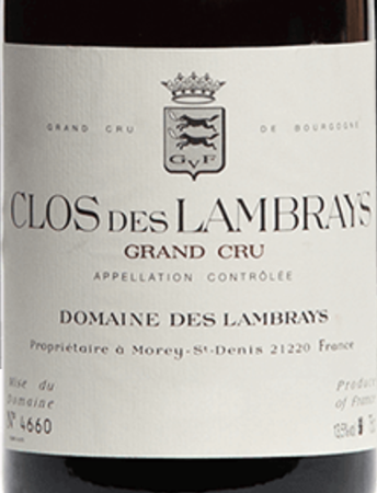 Domaine des Lambrays Clos des Lambrays Grrand Cru 2017