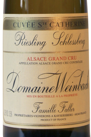 Domaine Weinbach Cuvee Ste. Catherine Schlossberg Grand Cru Riesling 2022