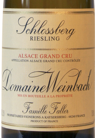 Domaine Weinbach Alsace Grand Cru Schlossberg Riesling 2018