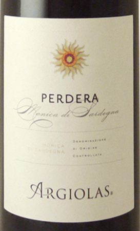 Argiolas Perdera Monica di Sardinia 2016
